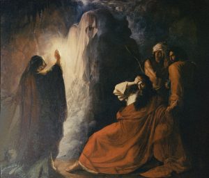Аэндорская волшебница вызывает тень пророка Самуила