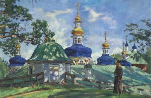 Псково-Печерский монастырь. На Святой горке