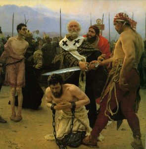 Николай Мирликийский спасает невинно осужденных на казнь