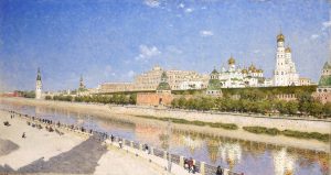 Вид Московского кремля с Софийской набережной