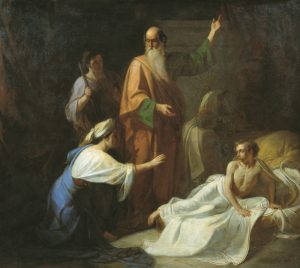 Пророк Илья, воскрешающий сына Сарептской вдовицы