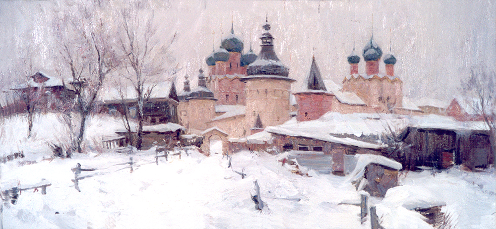 Зимний вид на Кремль