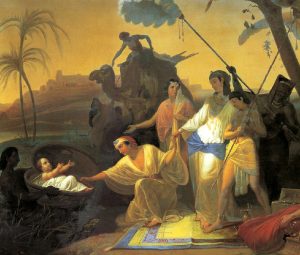 Нахождение Моисея дочерью фараона