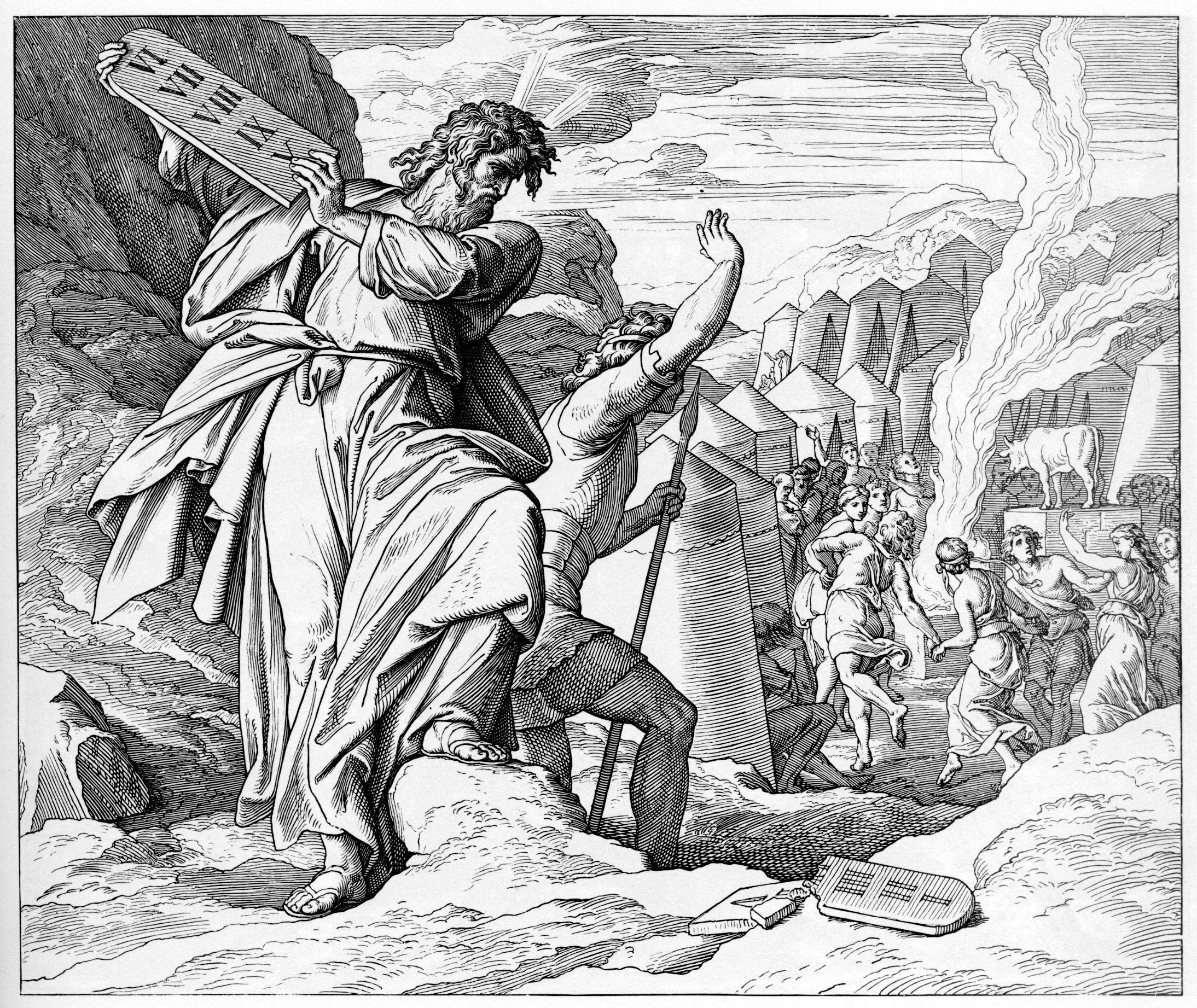 Моисей разбивает скрижали