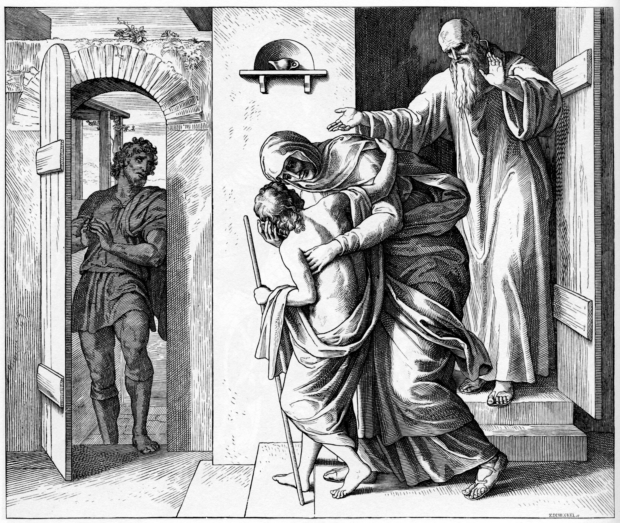 Елисей воскрешает сына сонамитянки