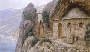 Паломничество Преподобного Антония Киево-Печерского на Афон в 1015 году