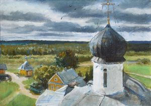 Вид с колокольни Крыпецкого монастыря