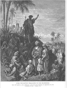 Иоанн Креститель проповедует в пустыне
