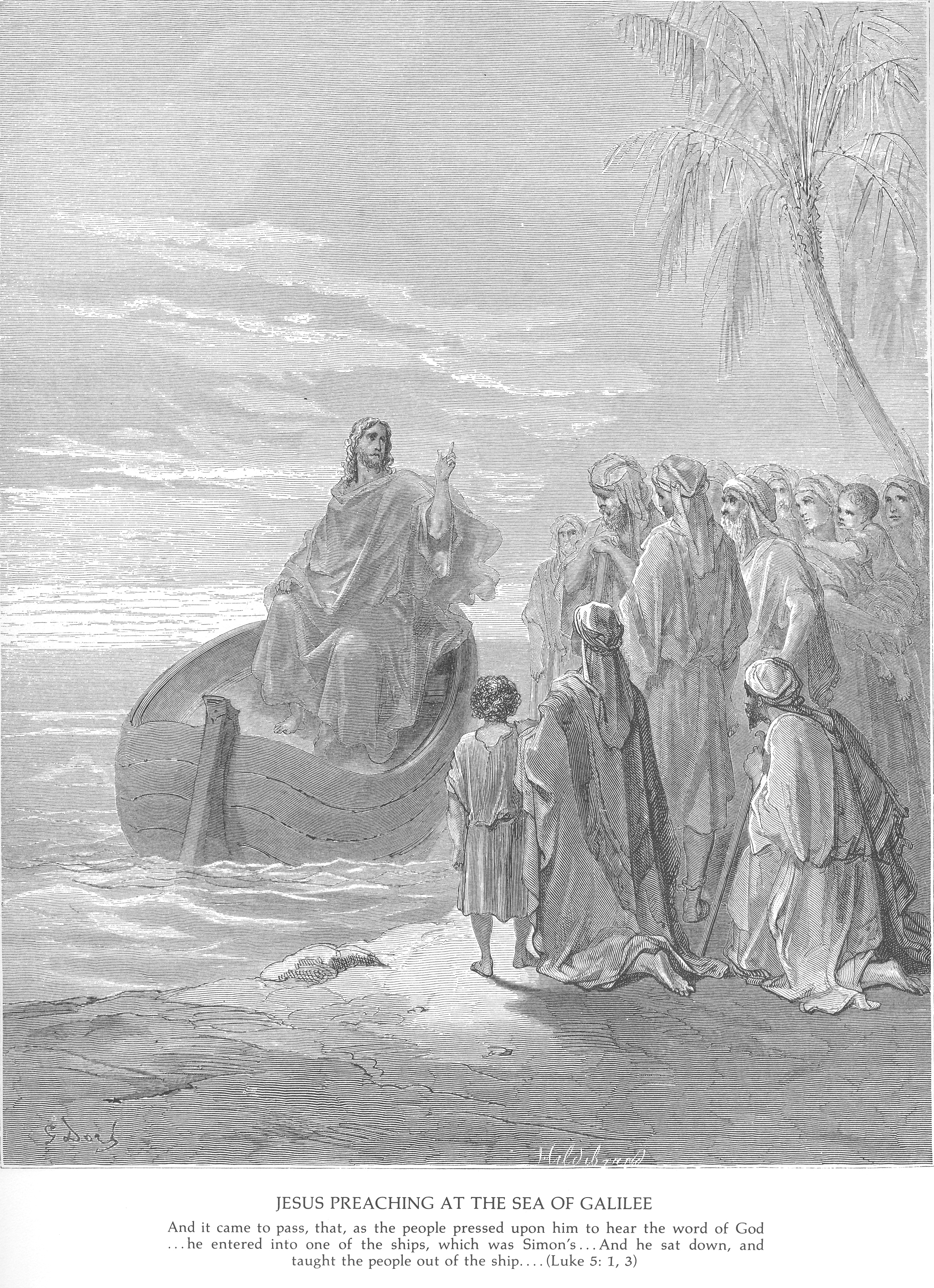 Проповедь Иисуса у Геннисаретского озера