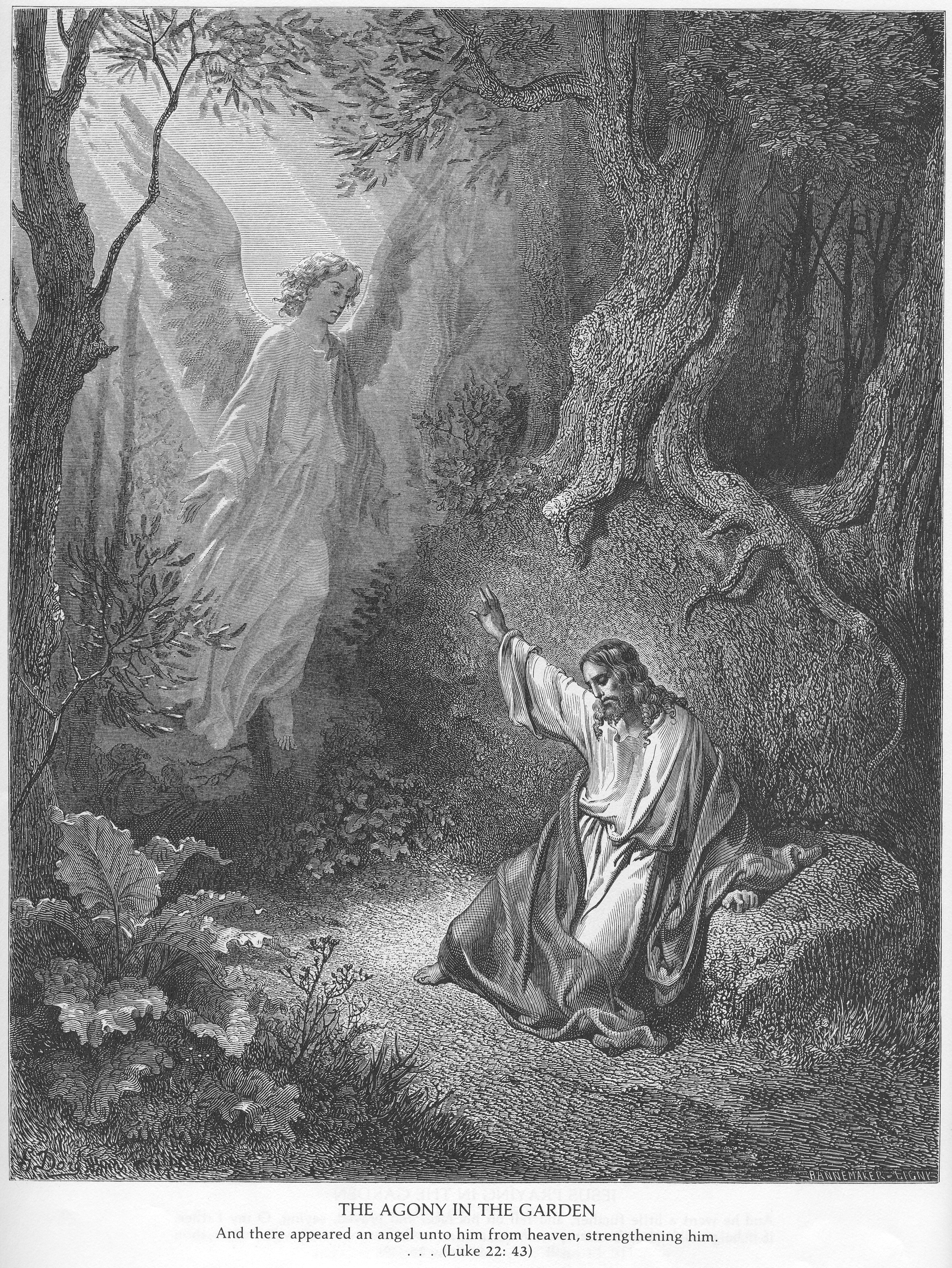 Явление Ангела Иисусу в саду