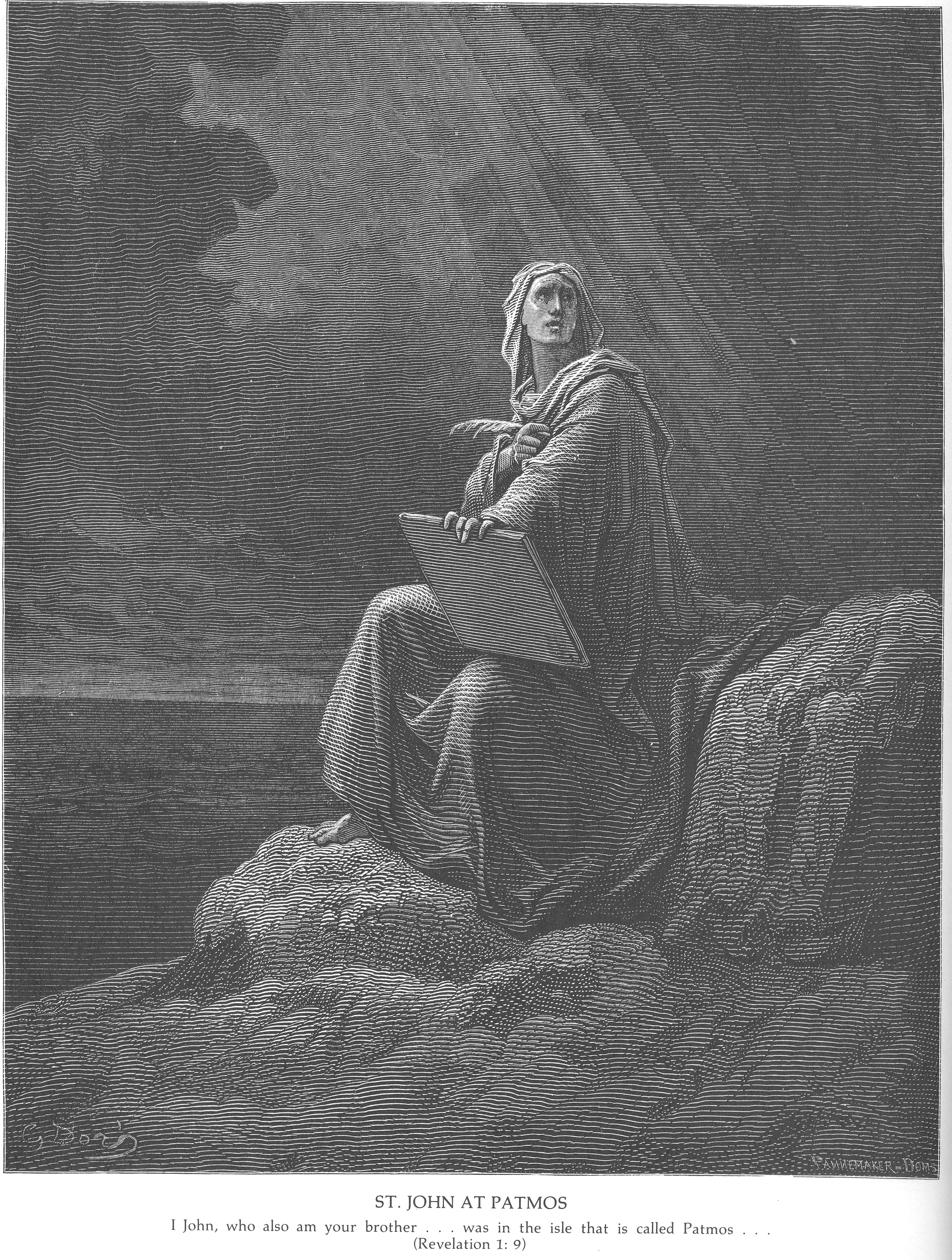 Апостол Иоанн на острове Патмос