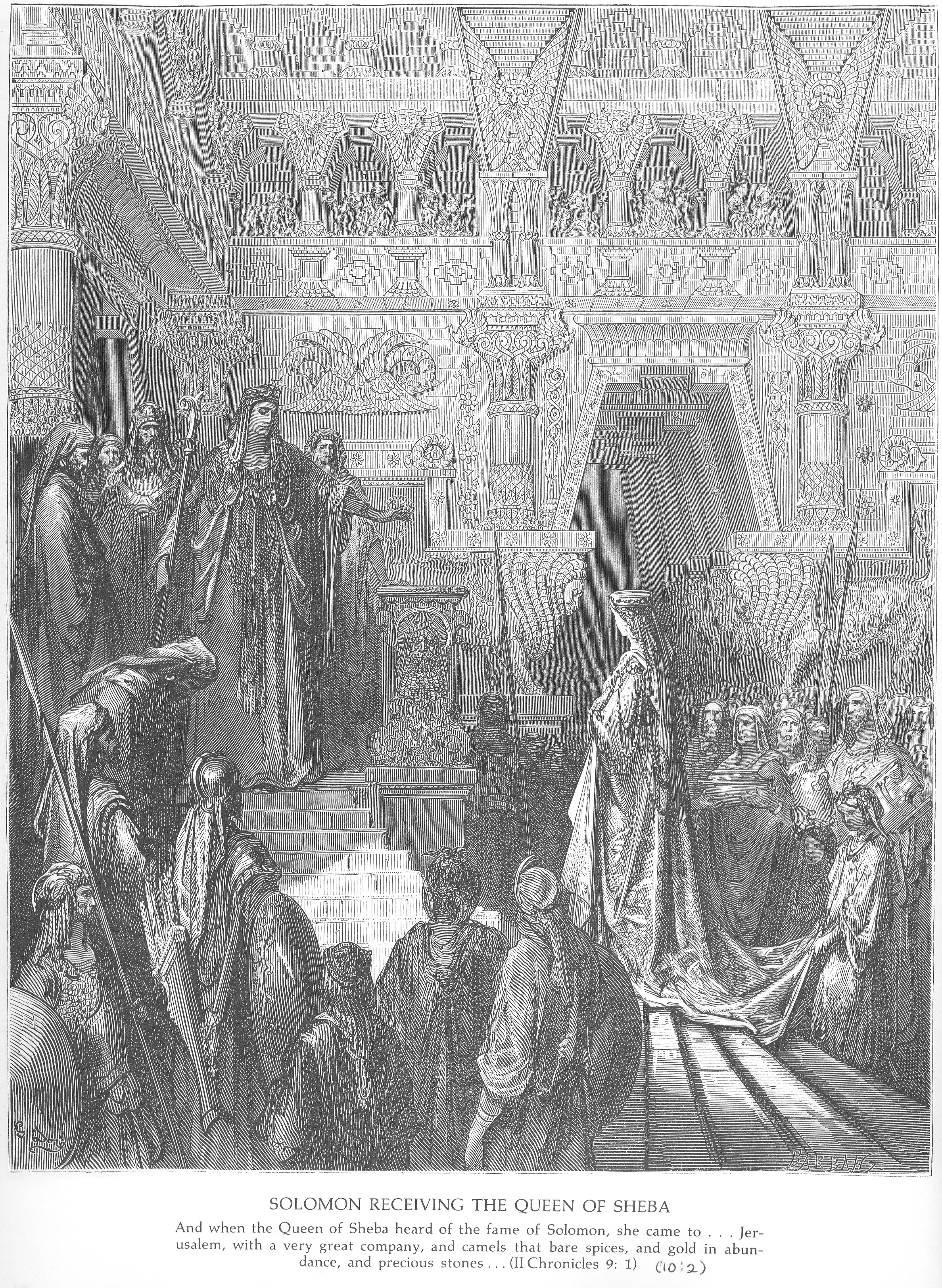 Соломон встречает царицу Савскую