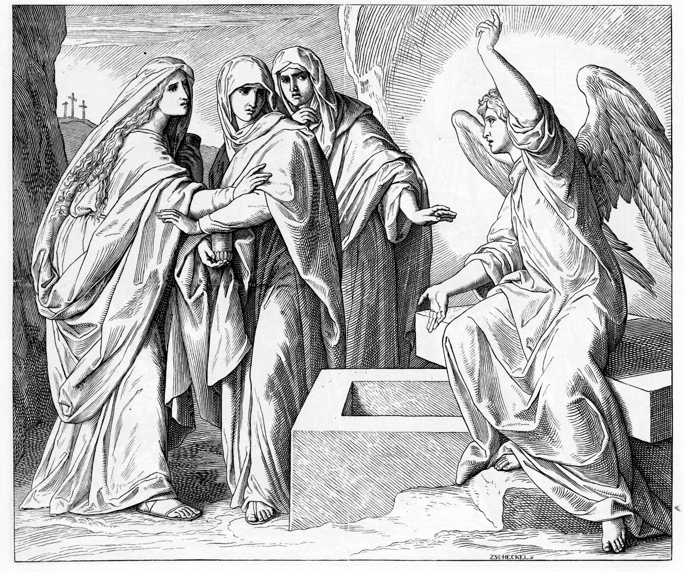 Женщины у гроба Иисуса