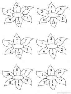 14 - Задания по математике в картинках для детей 5-7 лет