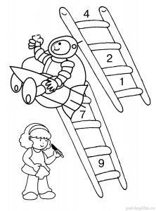 22 - Задания по математике в картинках для детей 5-7 лет