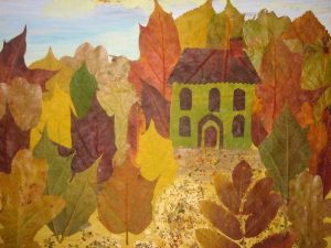 EPVHsrQPWKY - Осенние поделки: аппликации из осенних листьев. Коллаж из осенних листьев