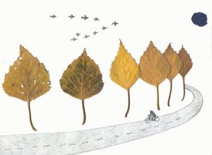 leaf10 - Осенние поделки: аппликации из осенних листьев. Коллаж из осенних листьев