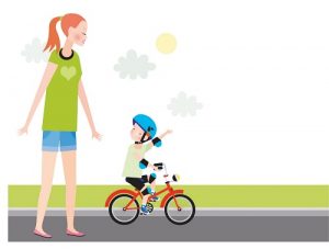 mama 4 - Как научить ребенка кататься на двухколесном велосипеде