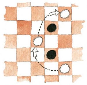 3 - Как научить ребенка играть в шашки: правила игры, 2 варианта
