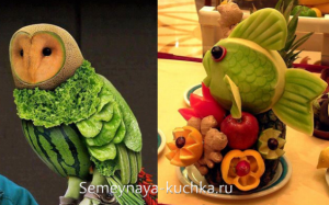 ovoshchi60 - Поделки из овощей для школы и сада