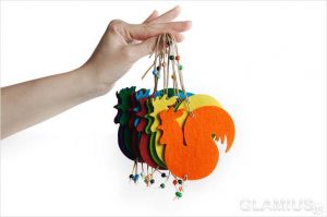 prostoj petushok iz fetra na elku - Новогодние ёлочные игрушки своими руками