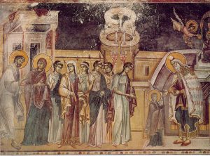 Урок в праздник Введения во храм Пресвятой Богородицы 6 freska serbija - Урок в праздник Введения во храм Пресвятой Богородицы