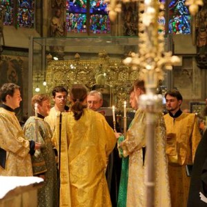 Православная служба в Ахенском соборе