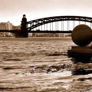 Наводнение. Мост Петра Великого