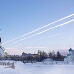 три церкви на "средней рогатке" ( Санкт  Петербург)