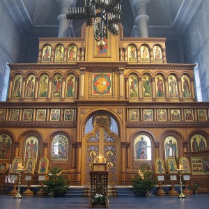 иконостас церкви Успения Пресвятой  Богородицы ( Санкт Петербург)