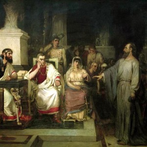 СУРИКОВ Василий - Апостол Павел объясняет догматы веры в присутствии царя Агриппы, сестры его Верени