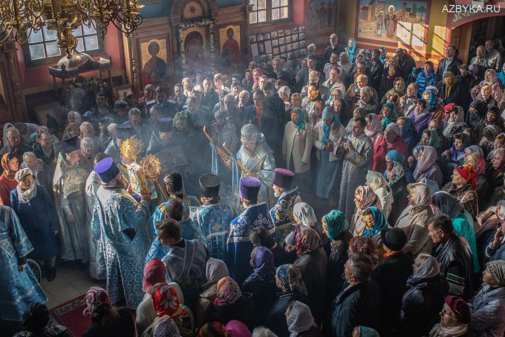 Престольный праздник в храме Покрова Пресвятой Богородицы в Калининграде, 2019 г