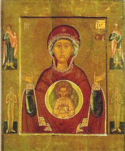 Икона Богородицы «Знамение» Новгородская