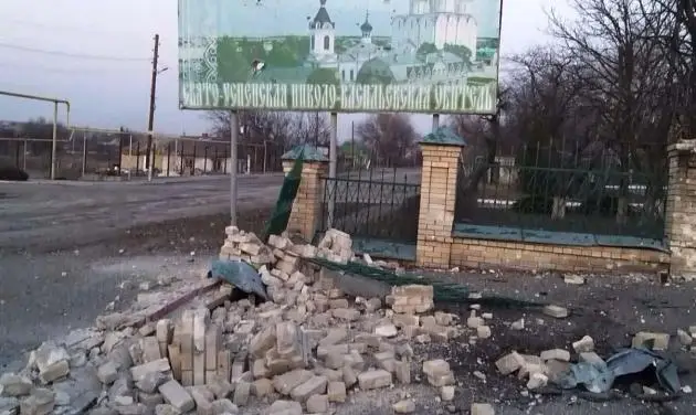 Никольский монастырь Донецкой области находится под ежедневными обстрелами