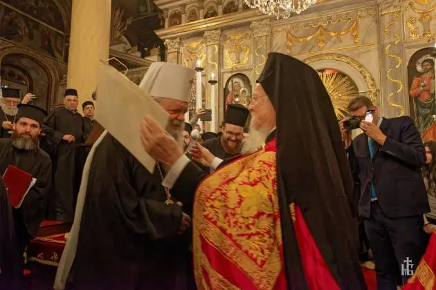 Патриарх Константинопольский передал Македонской Православной Церкви акт о каноническом единстве