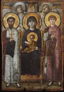 Икона с изображением Пресвятой Богородицы