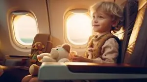 Ребенок в самолете