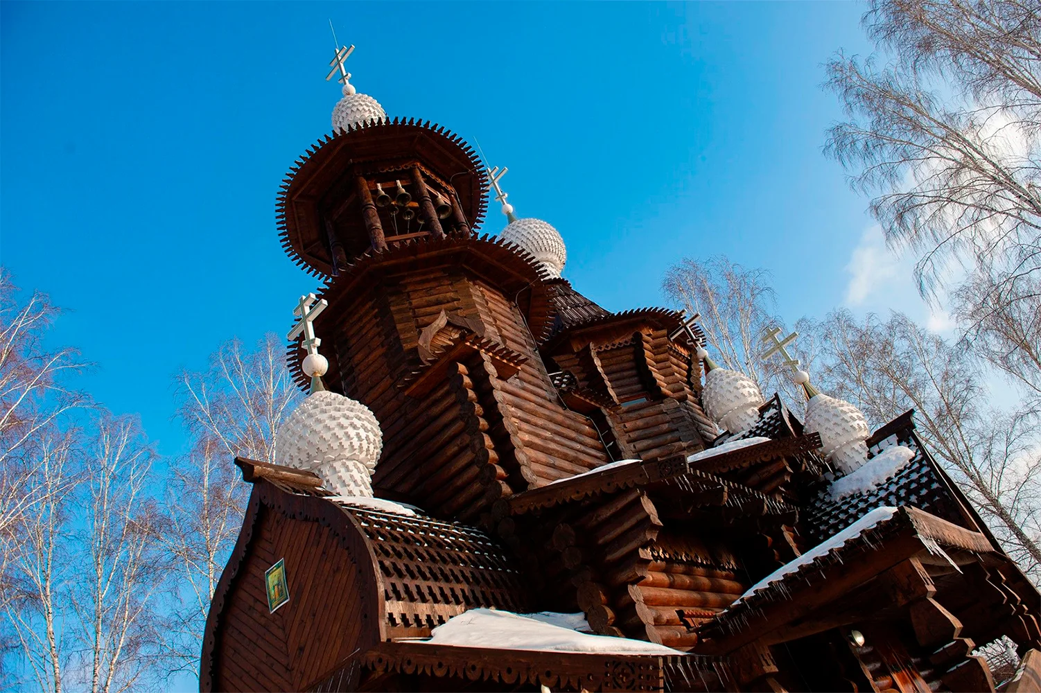 Храм по образцам древнерусского зодчества построили под Томском