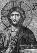 Христос Пантократор. Фрагмент мозаики храма св. Софии