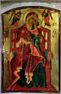 Икона Божией Матери «Всецарица», находящаяся в Бахчисарайском монастыре