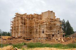 Фото 2015 года, строительство храма