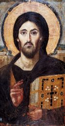 Христос Вседержитель (икона в монастыре Святой Екатерины)