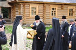 Посещение Патриархом Кириллом Ильинского скита