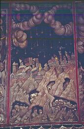 Фрески Апокалипсиса в монастыре Дионисиат