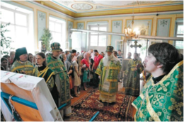 Праздничное Богослужение в день памяти преподобного Онуфрия Мальского. 25 июня 2013 года
