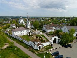 Николо-Черноостровский монастырь. Вид сверху