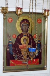 Икона Божией Матери в Знаменском храме обители
