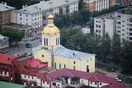 Крестовоздвиженский монастырь. Вид сверху