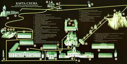 Карта-схема Святогорской лавры