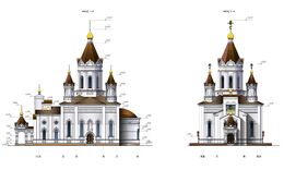 Эскиз проекта храма